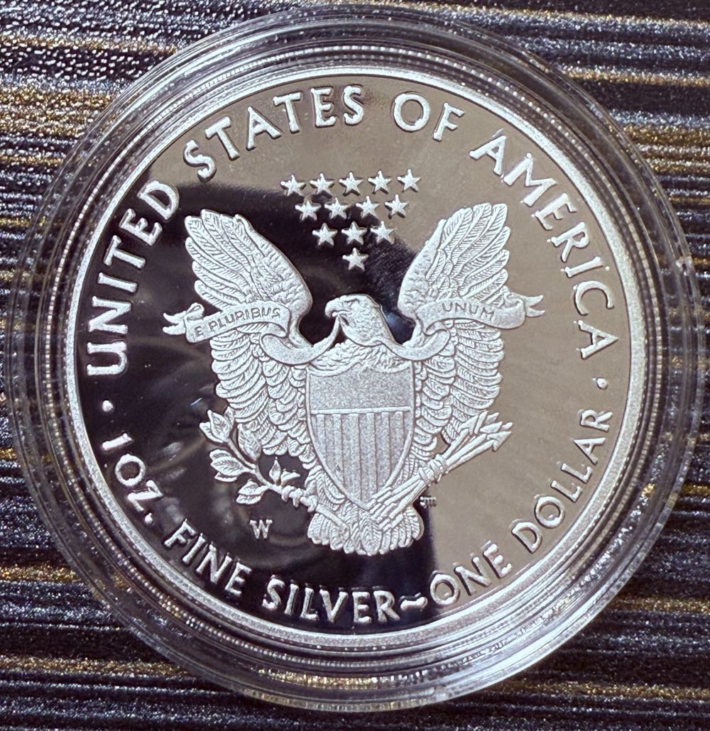 2020 American Eagle One Ounce Silver Proof Coin  coin collectible [Barcode 704786160285] - Main Image 3
