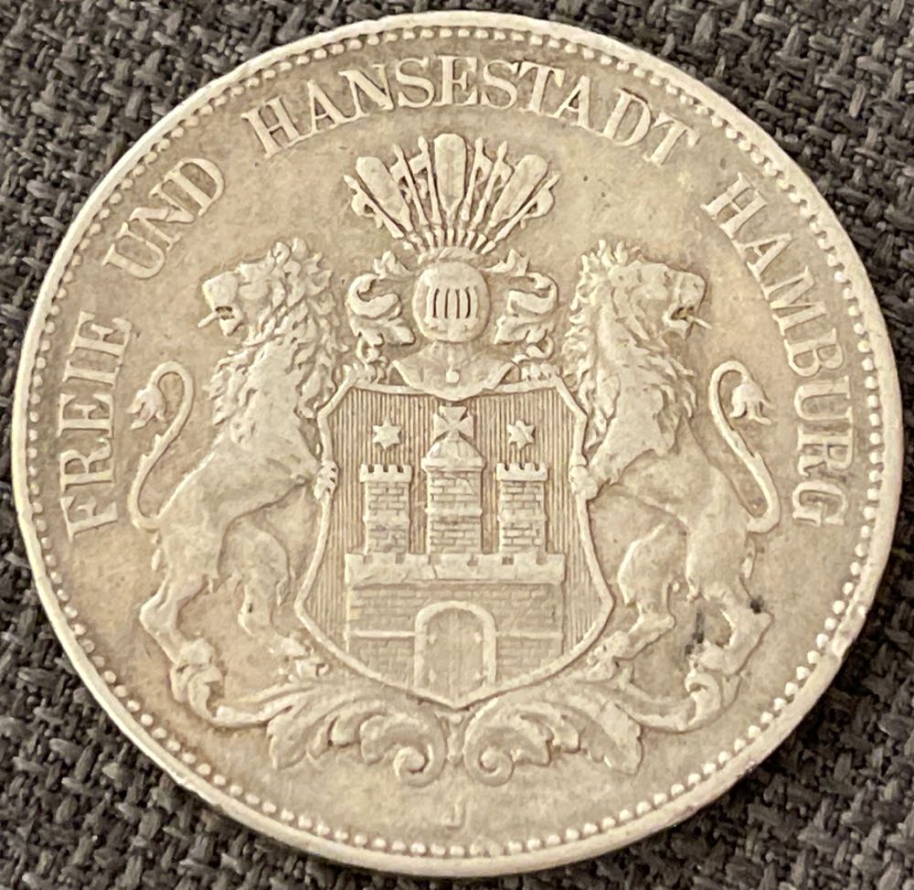 5 Mark Freie und Hansestadt Hamburg  coin collectible - Main Image 2