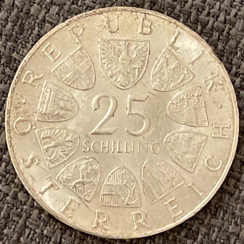 25 Schilling Lukas von Hildebrandt  coin collectible - Main Image 2