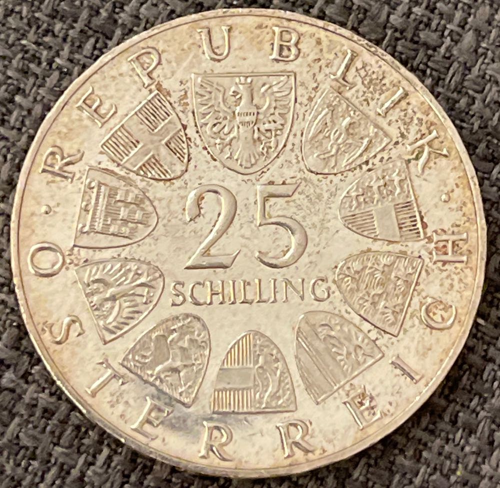 25 Schilling Maria Theresia  coin collectible - Main Image 2