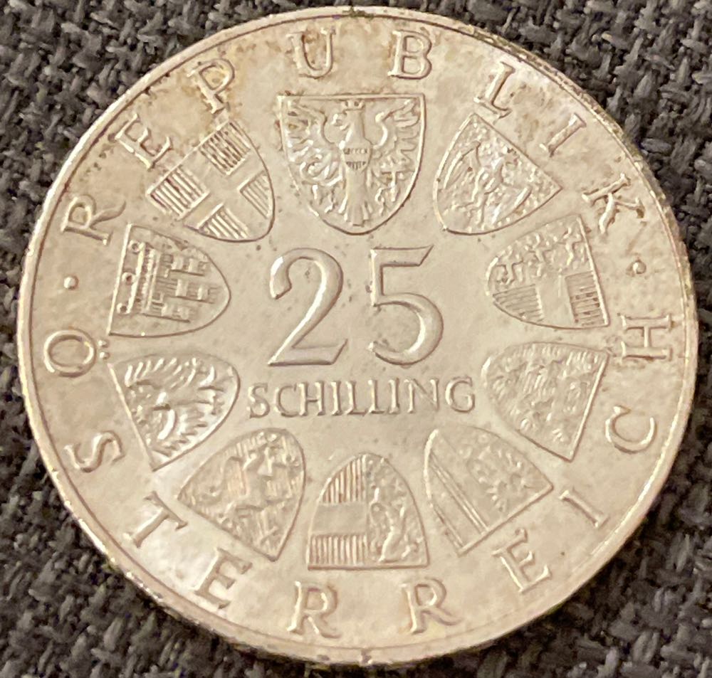 25 Schilling Ferdinand Raimund  coin collectible - Main Image 2