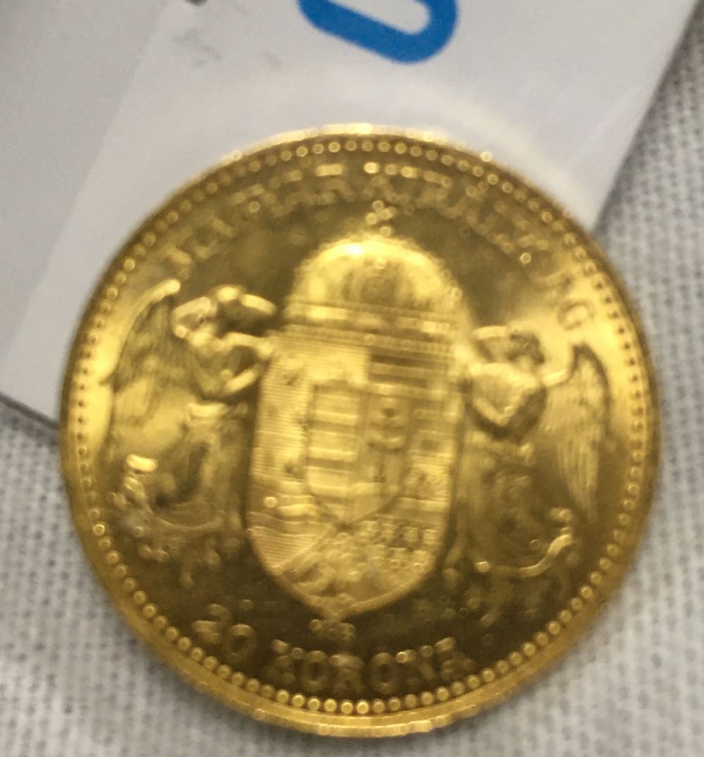 František Josef I. 20 koruna  coin collectible - Main Image 2