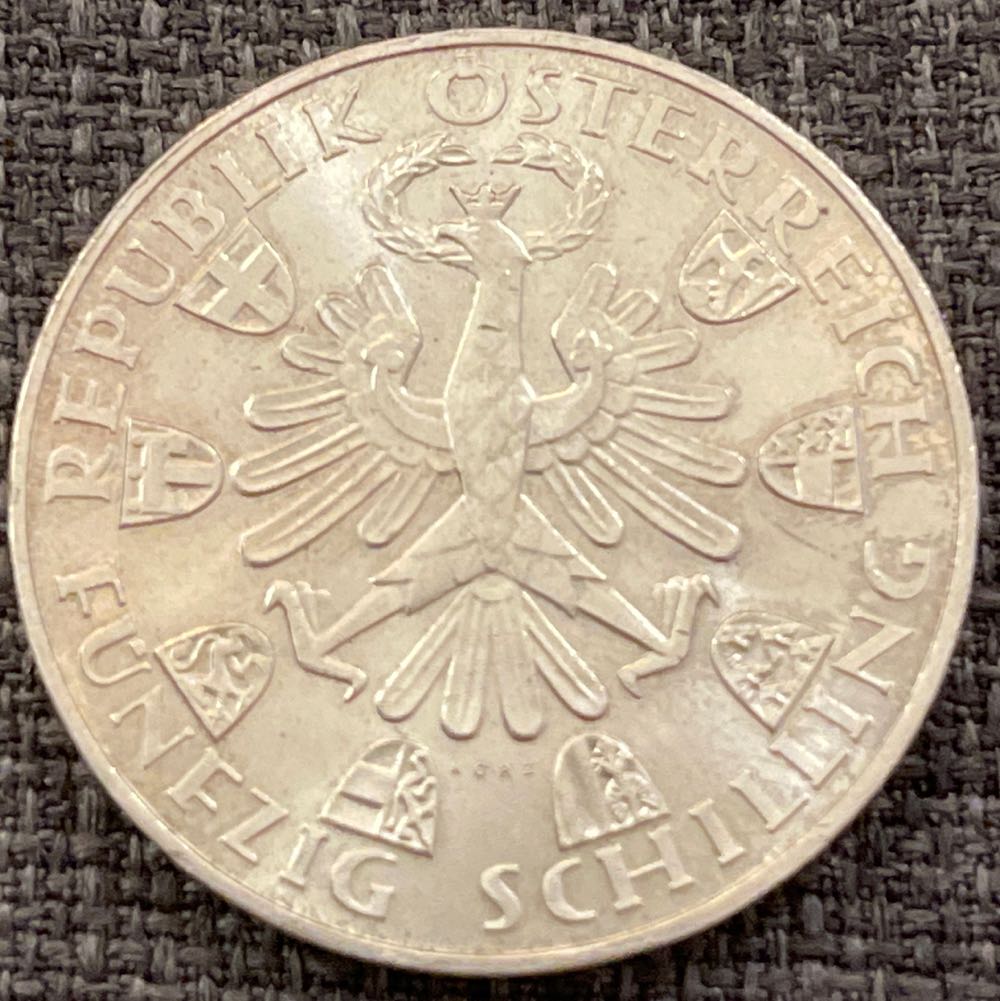 50 Schilling Tiroler Freiheit  coin collectible - Main Image 2