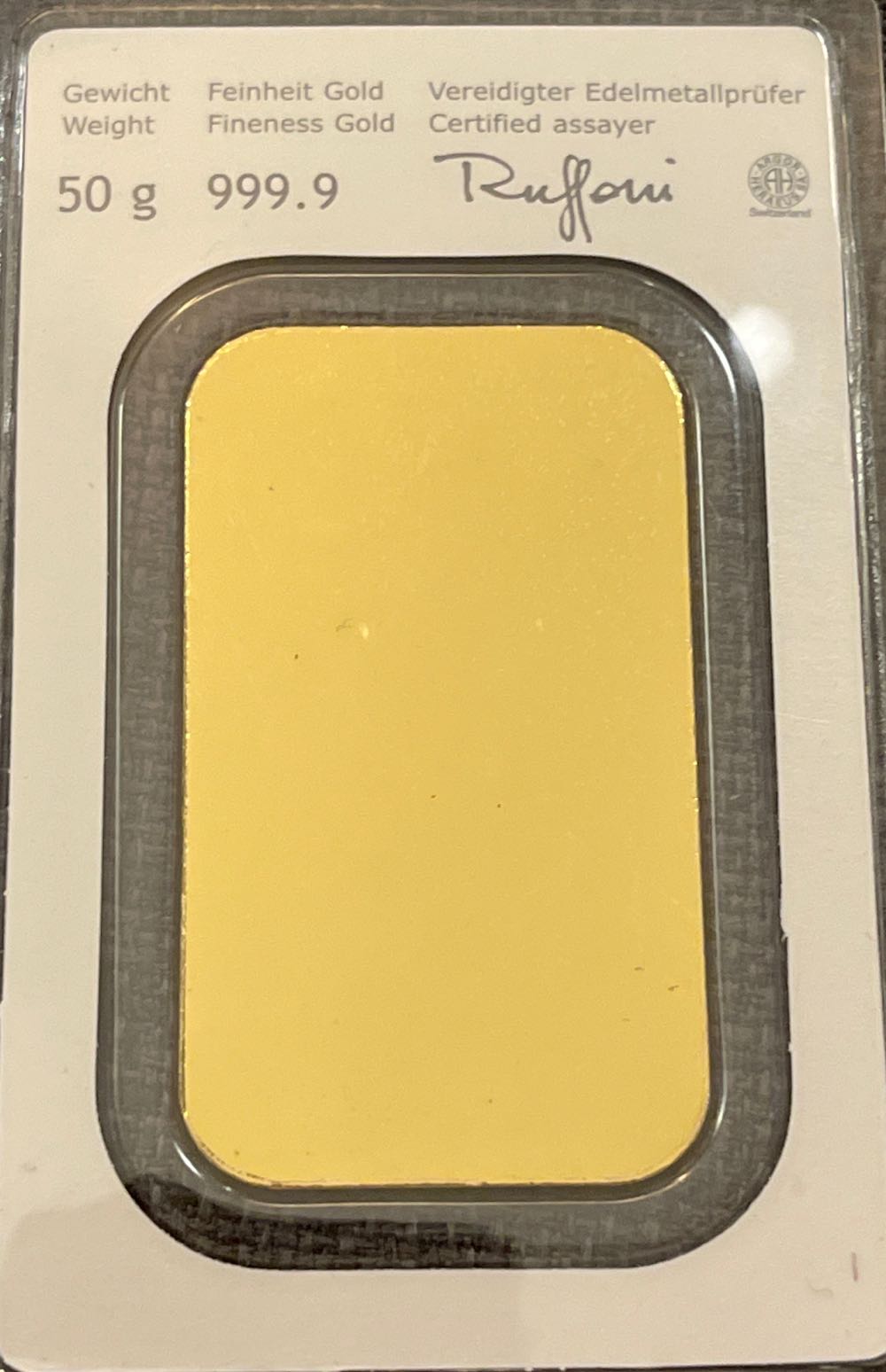 50g Gold Barren  coin collectible - Main Image 2