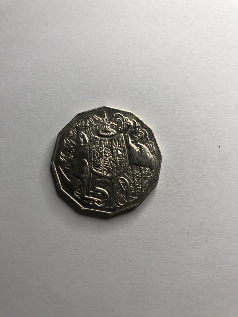 Ram 50c Australia Queen elizabeth II  coin collectible - Main Image 2