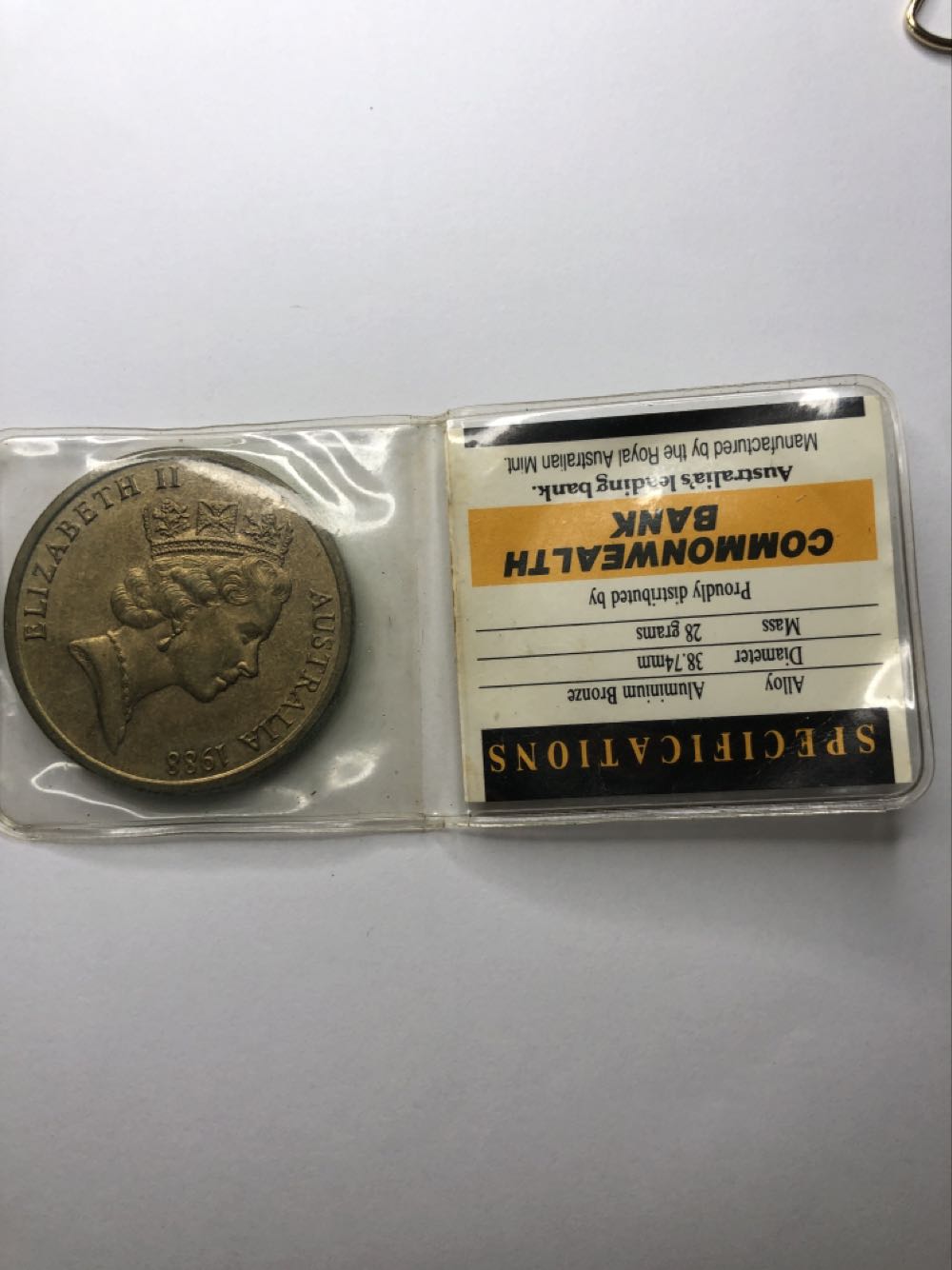 5 Dollar Commerative Coin 1988  coin collectible - Main Image 2