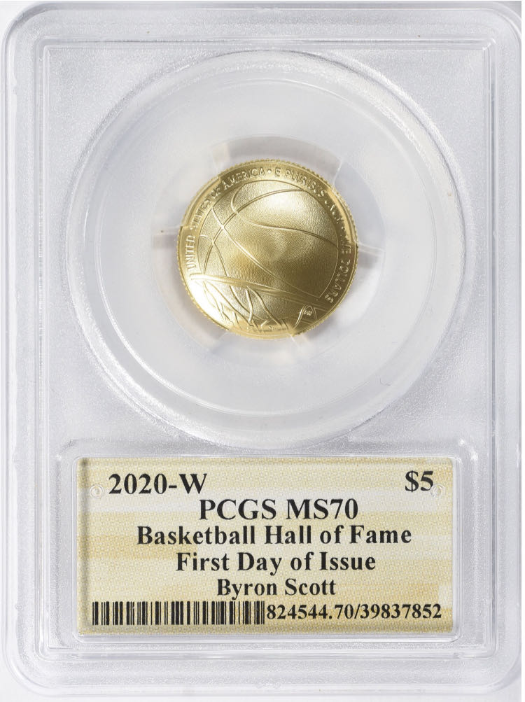 2020 W Byron Scott  coin collectible - Main Image 2