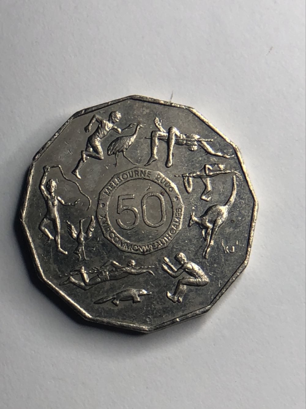 50 Cent 2005 Olympic commerative  coin collectible - Main Image 3