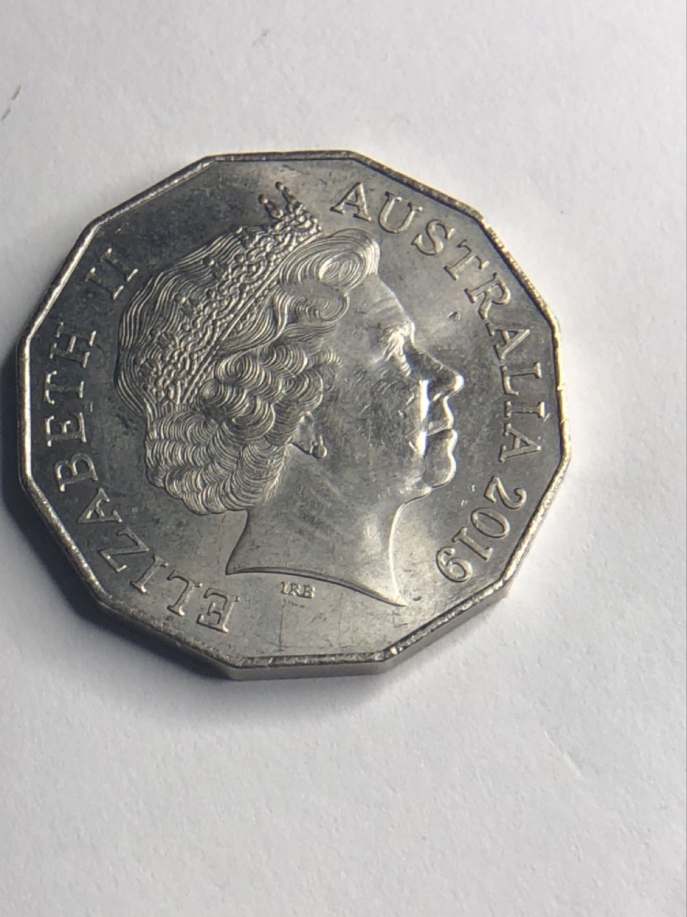 50 Cent Indigenous Language Commerative Coin 2019  coin collectible - Main Image 3