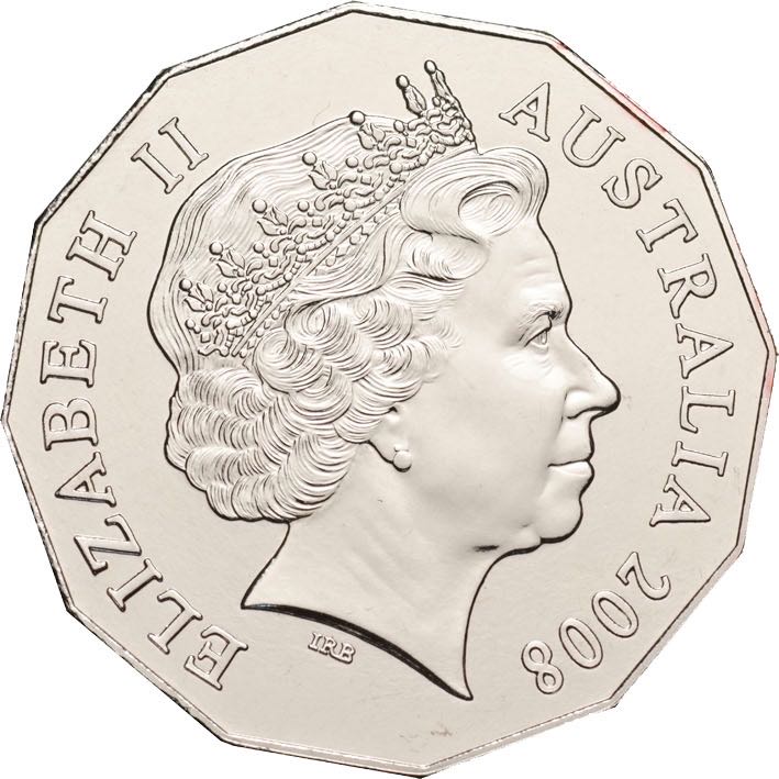 50 Cent Australia 2008  coin collectible - Main Image 3