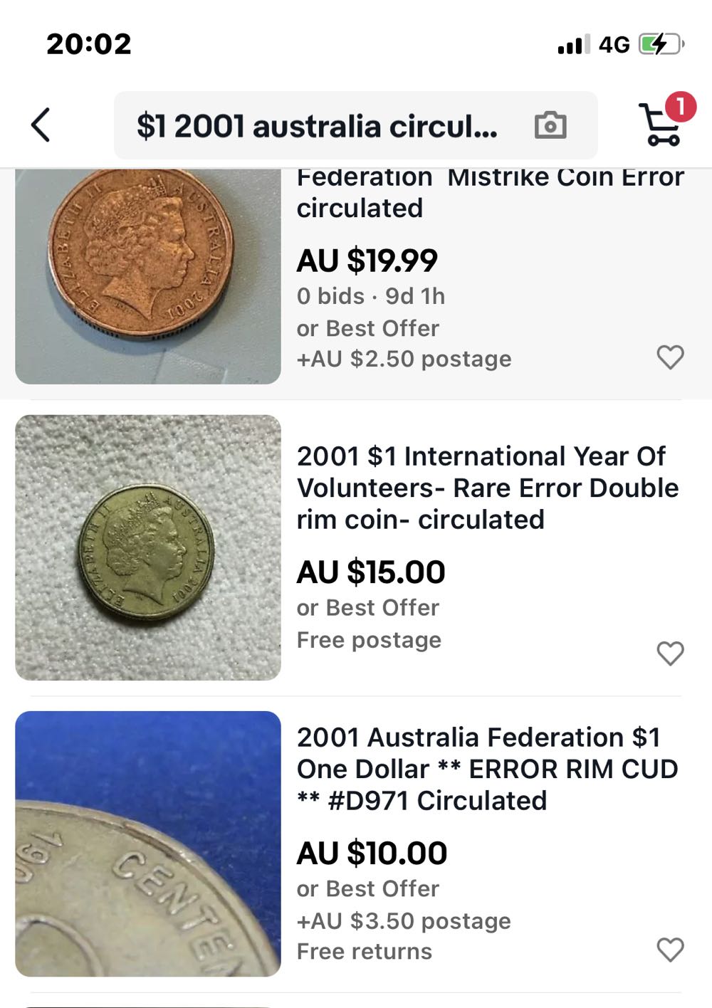 $1 Australia 2001  coin collectible - Main Image 3