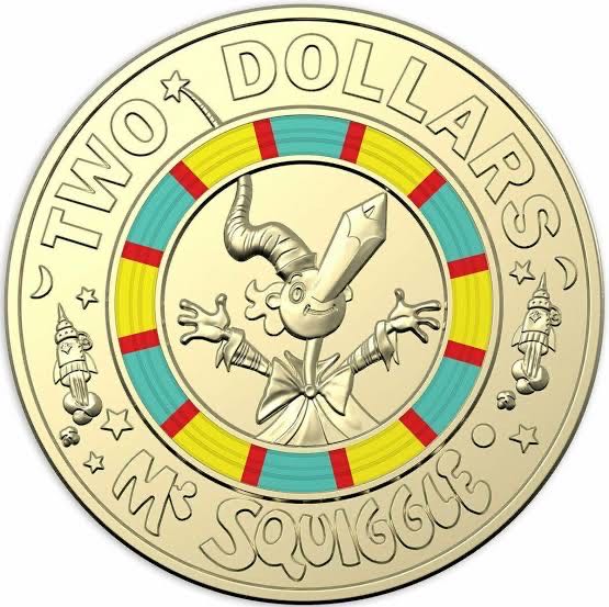 Mr Squiggle & Friends Collection  coin collectible [Barcode 9314688101685] - Main Image 2