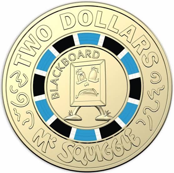 Mr Squiggle & Friends Collection  coin collectible [Barcode 9314688101685] - Main Image 4