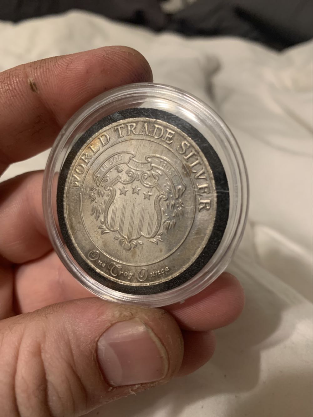 American Argent Mint World Trade Silver  coin collectible - Main Image 2