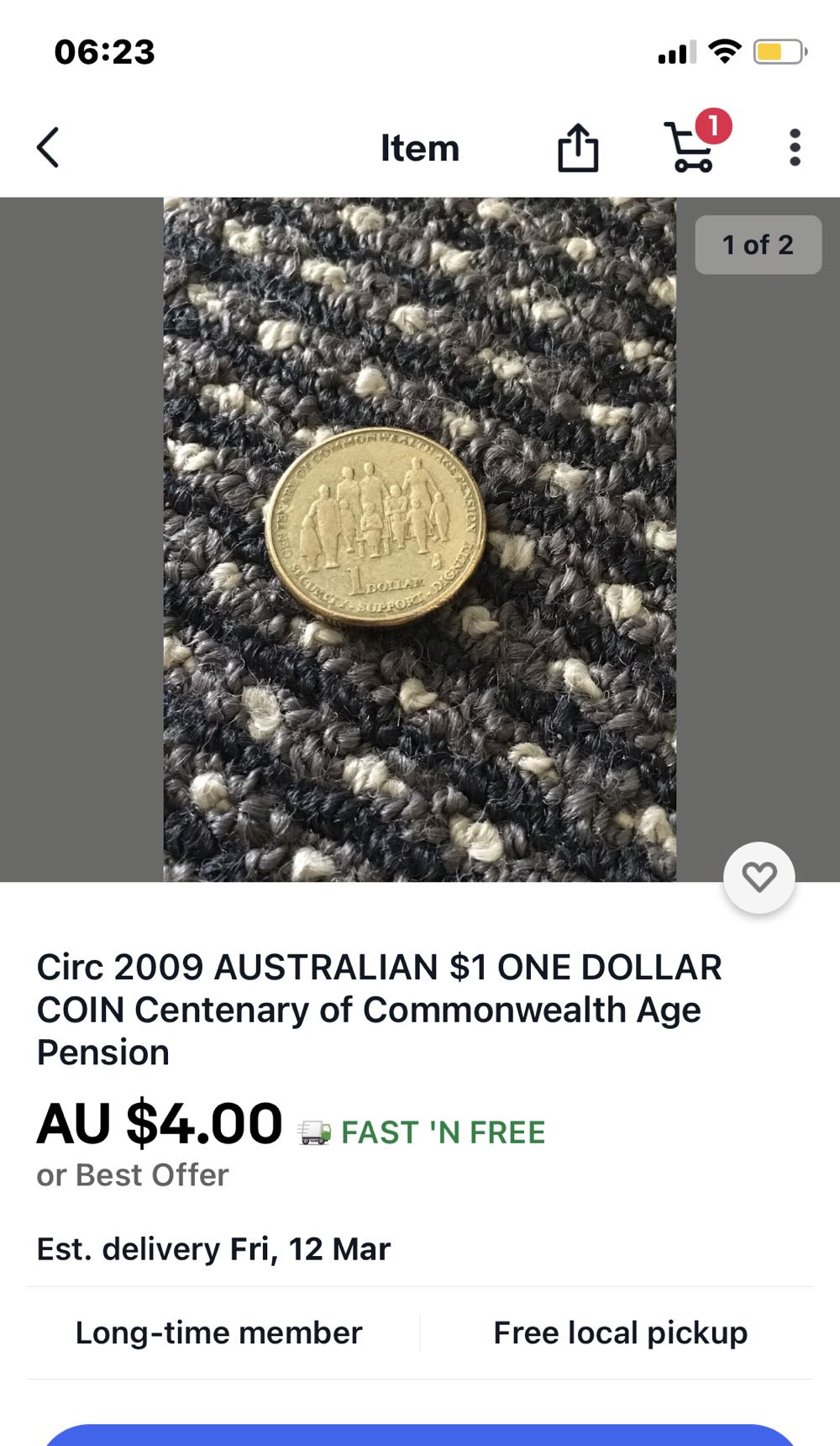 $1 Australia 2009 Commemorative  coin collectible - Main Image 3