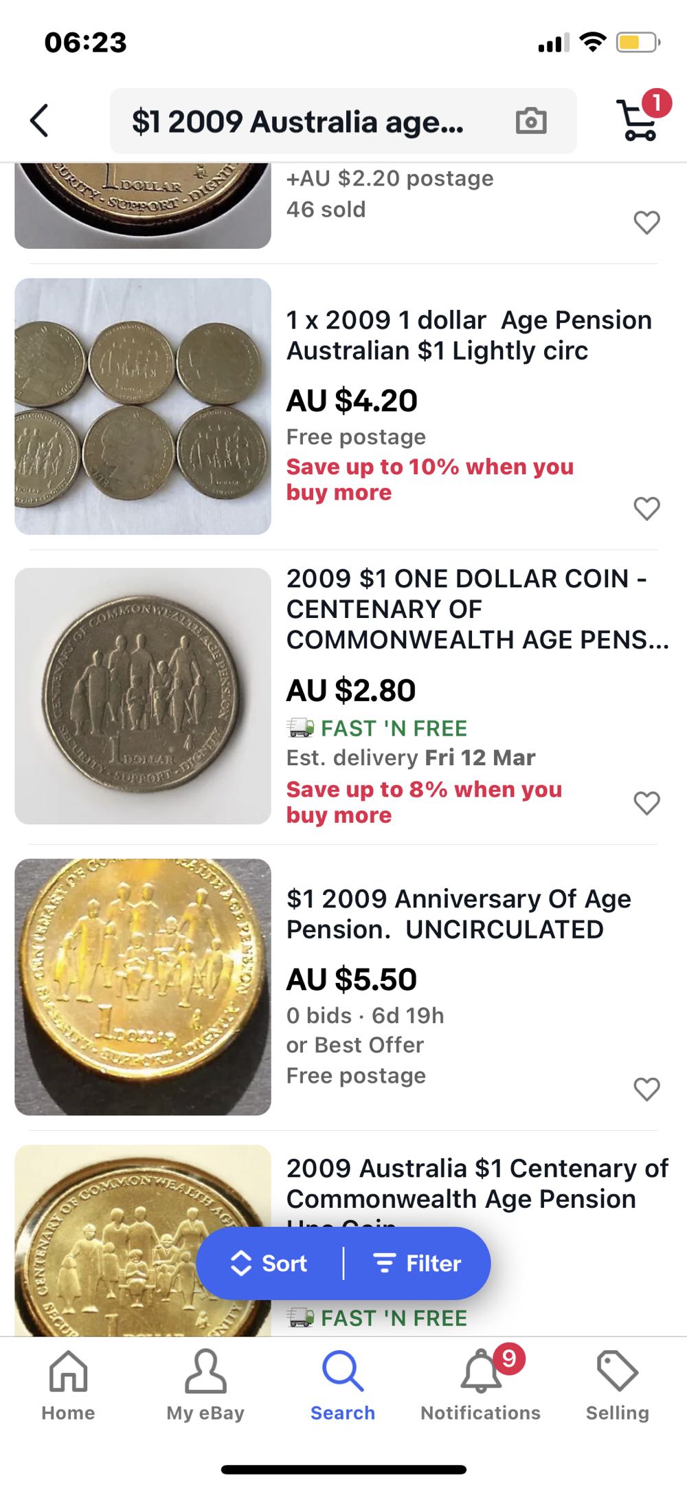 $1 Australia 2009 Commemorative  coin collectible - Main Image 4