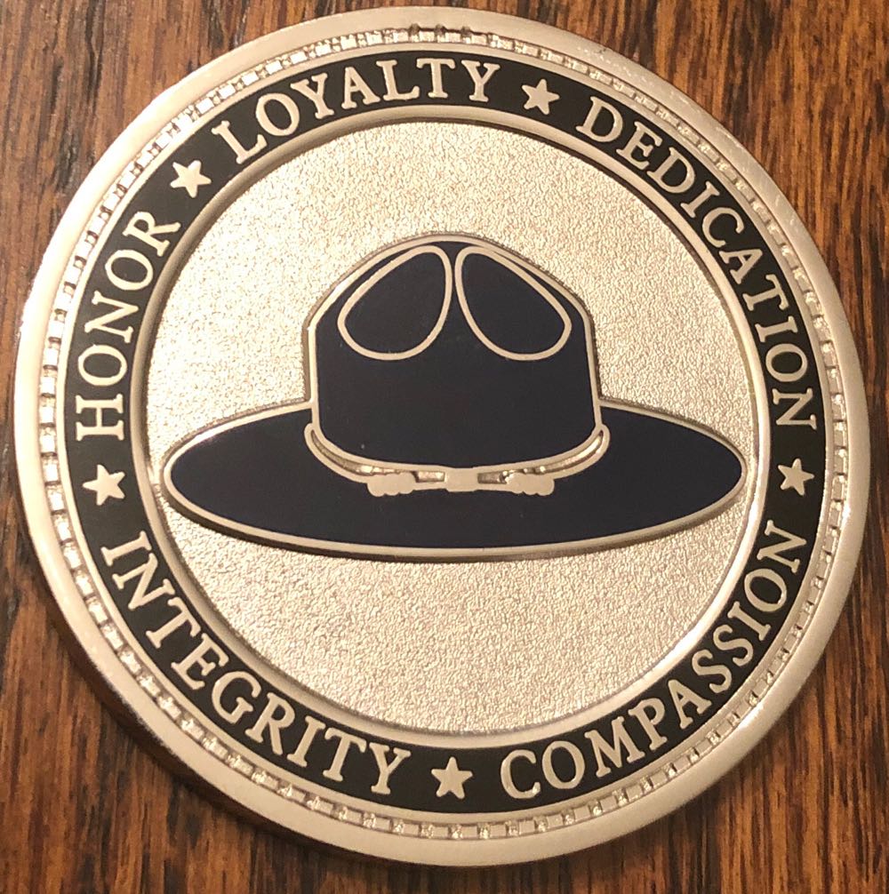 Oregon State Police - Honor Guard  coin collectible - Main Image 2