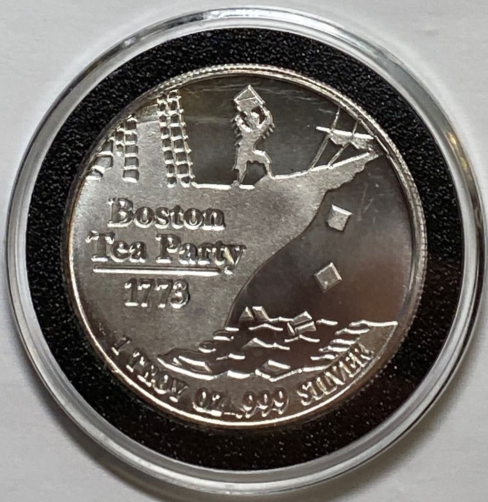 OGM - Don’t Tread on Me / Boston Tea Party  coin collectible - Main Image 2