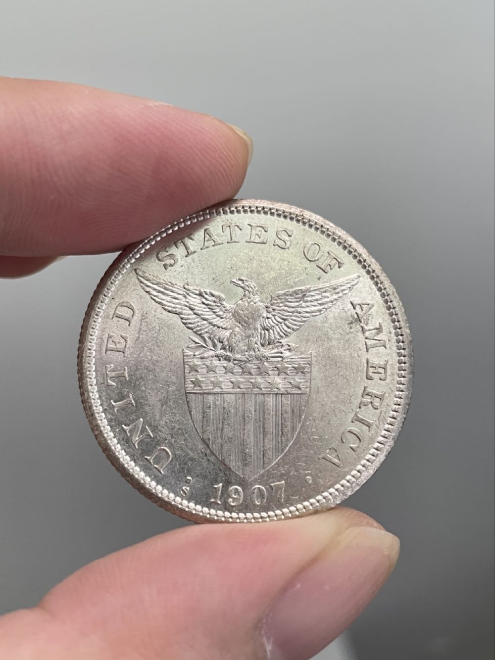 USPI 1907-s 1p  coin collectible - Main Image 2