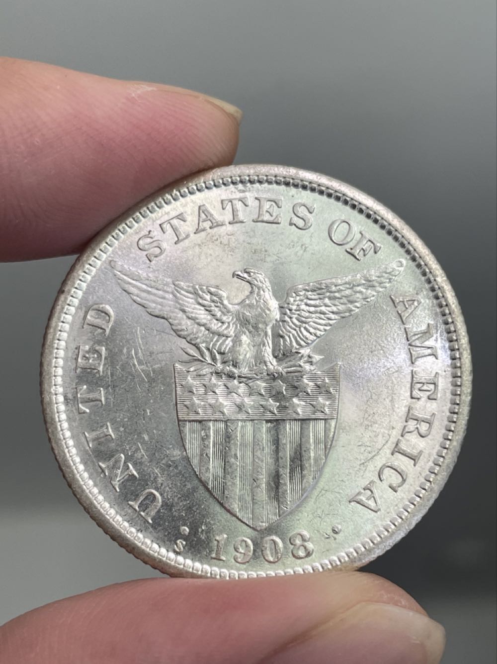USPI 1908-s 1p  coin collectible - Main Image 2