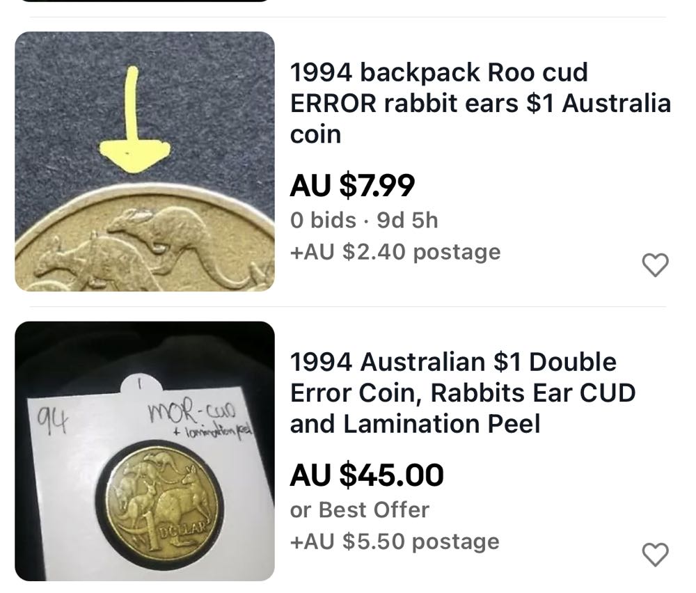 $1 Australia 1994 Error Coin  coin collectible - Main Image 4