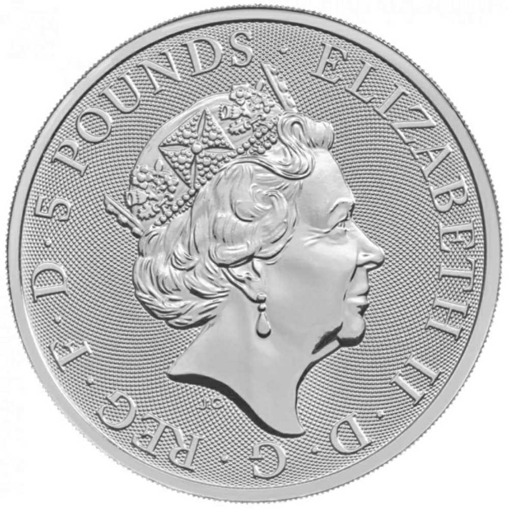 The Queen’s Beasts #9 - The White Horse of Hanover  coin collectible - Main Image 2