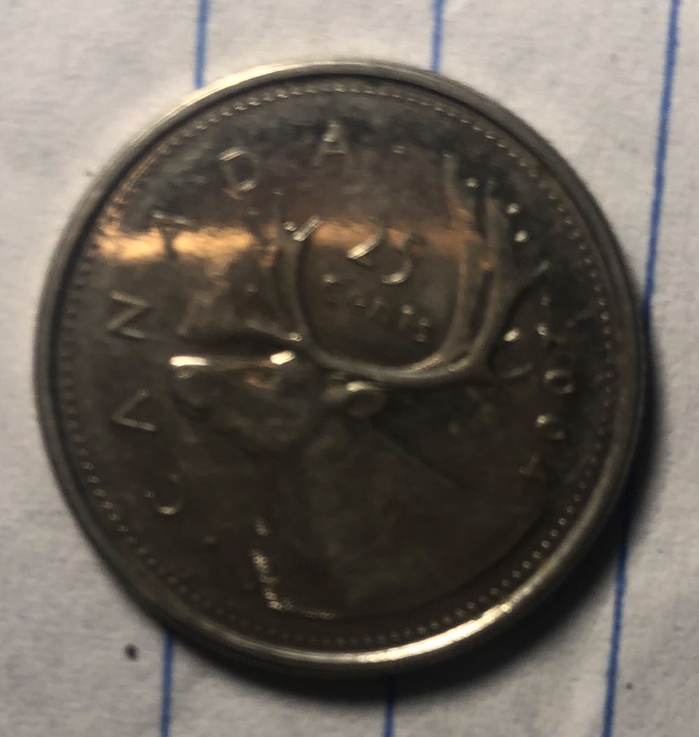 Elizabeth II D•G• Regina 25 Cents  coin collectible - Main Image 2