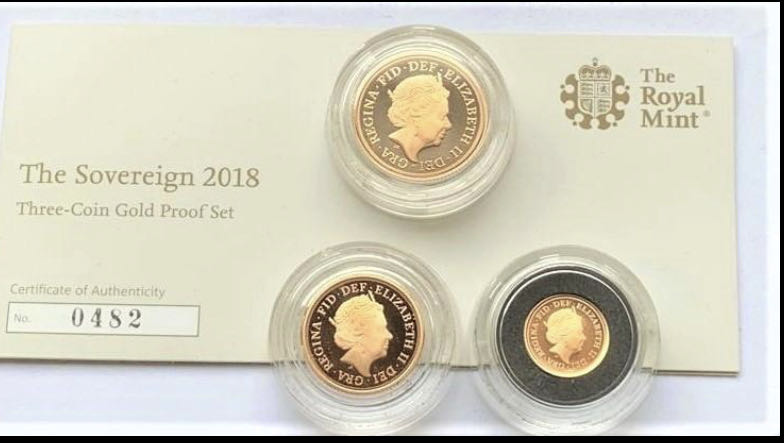 2018 Three Coin Sovereign Proof Set  coin collectible - Main Image 2