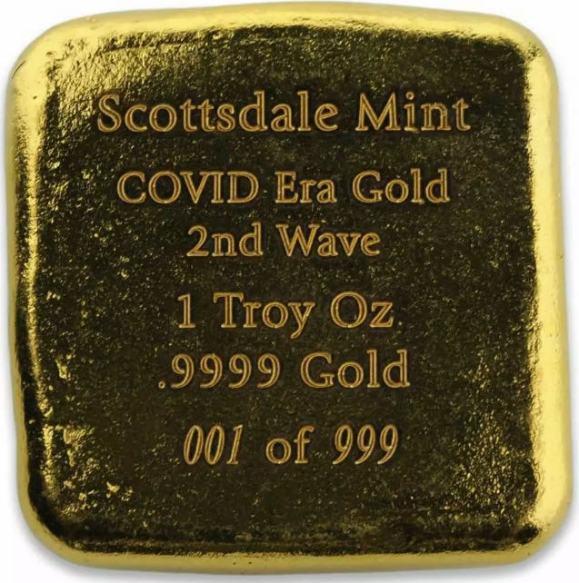 Scottsdale Mint Gold Bar  coin collectible - Main Image 2
