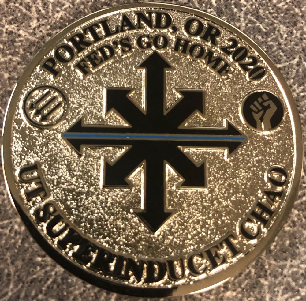 Federal Protest Portland 2020  coin collectible - Main Image 2