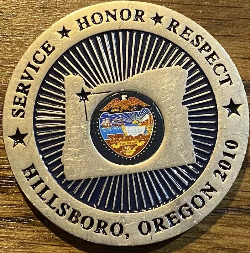 Hillsboro Police Department  coin collectible - Main Image 2
