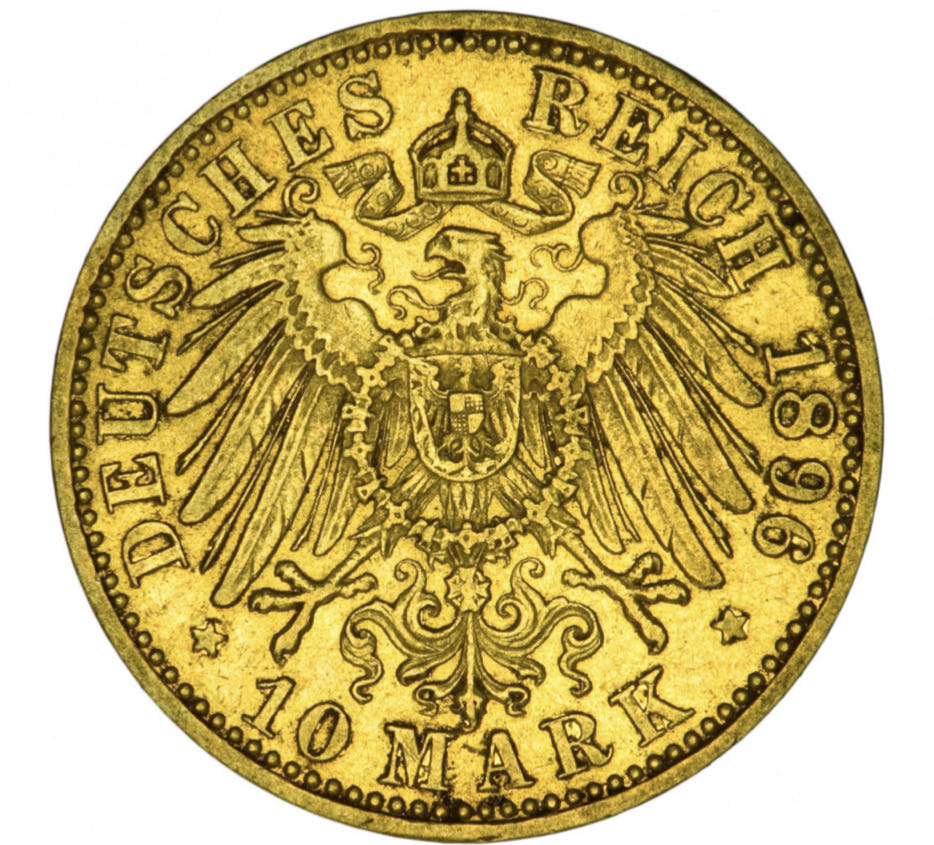 10 Mark Gold Wilhelm II von Preussen  coin collectible - Main Image 2