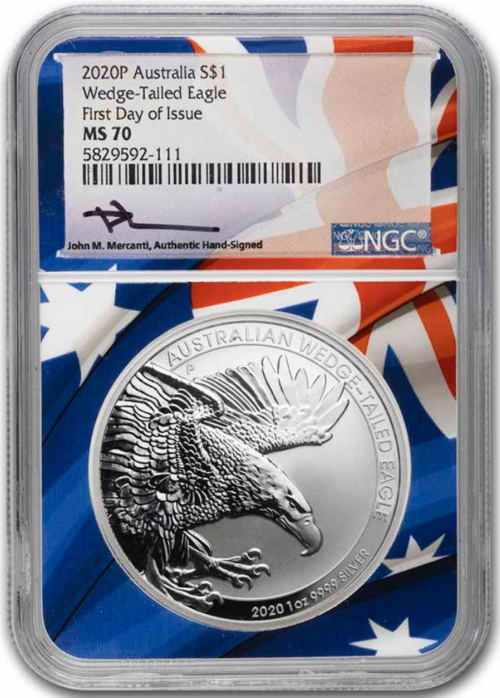 2020P Wedge-Tailed Eagle  coin collectible - Main Image 2