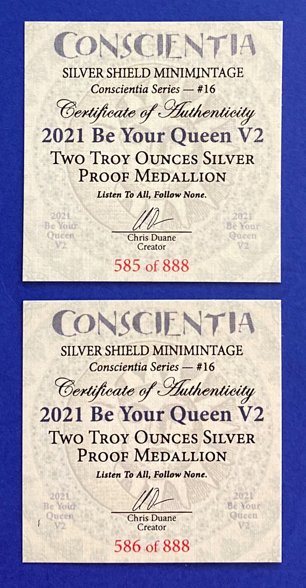 SS - Be Your Queen V2  coin collectible - Main Image 2