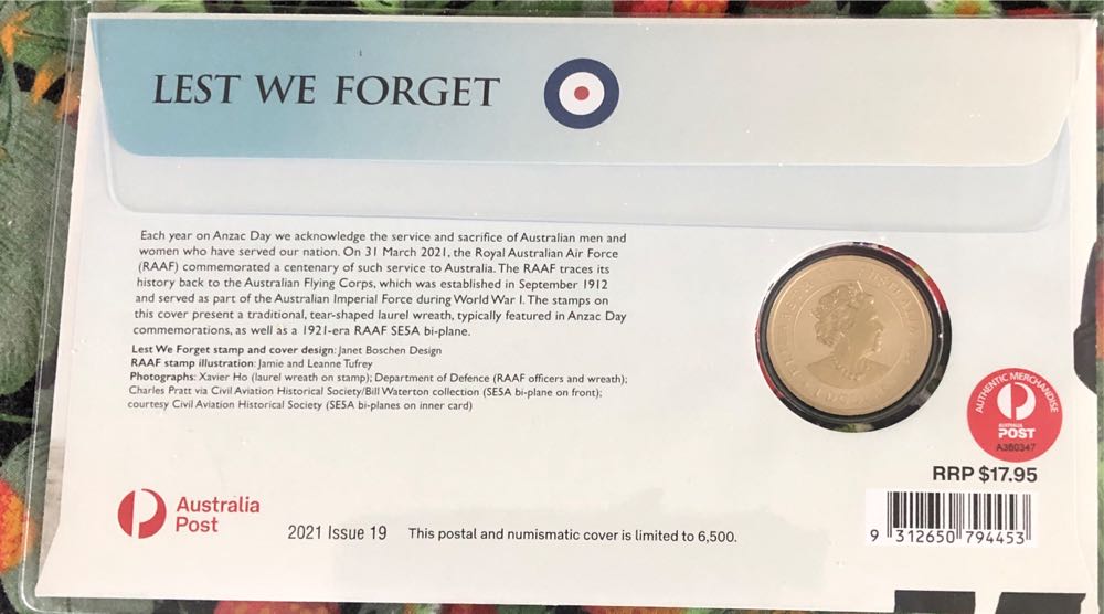 Lest We Forget  coin collectible [Barcode 9312650794453] - Main Image 2