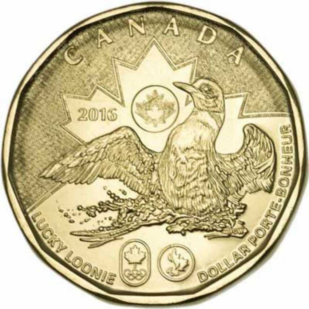 Canadian Loonie 2016  coin collectible - Main Image 1