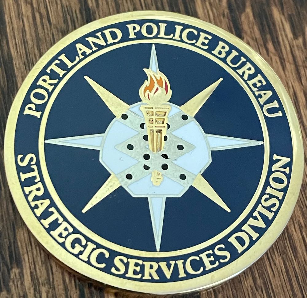 Portland Police Bureau Strategic Service Division  coin collectible - Main Image 2