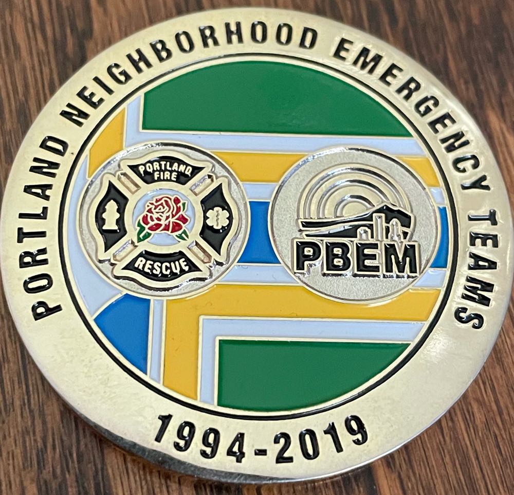 Portland Neighborhood Emergency Teams  coin collectible - Main Image 2