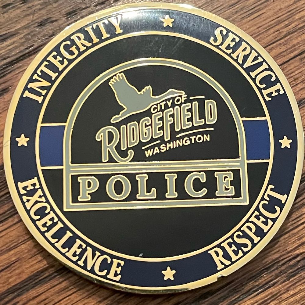 Ridgelfield Police Department  coin collectible - Main Image 2