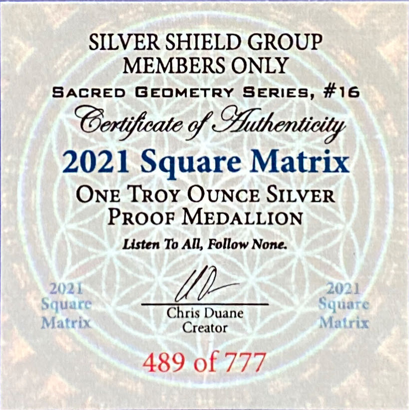 SS - Square Matrix  coin collectible - Main Image 2