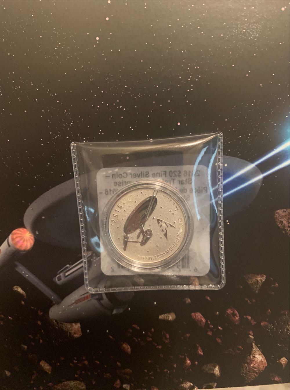 The Enterprise  coin collectible [Barcode 623932074989] - Main Image 1