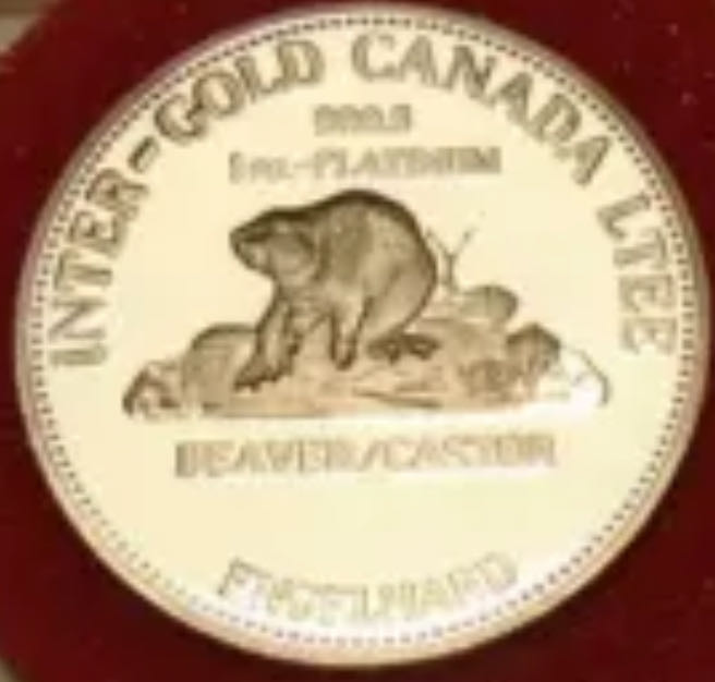1981 Engelhard Beaver Dominion  coin collectible - Main Image 2