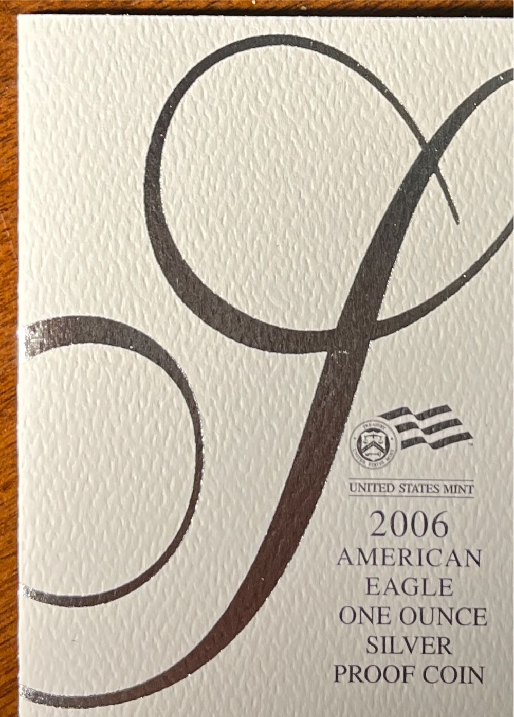 2006 American Eagle Proof 2006  coin collectible [Barcode 704785052406] - Main Image 3