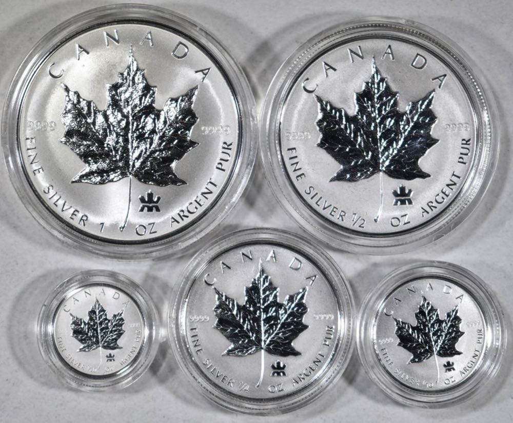 2004 Silver Maple Leaf Privy Mark Set  coin collectible [Barcode 623932230248] - Main Image 2