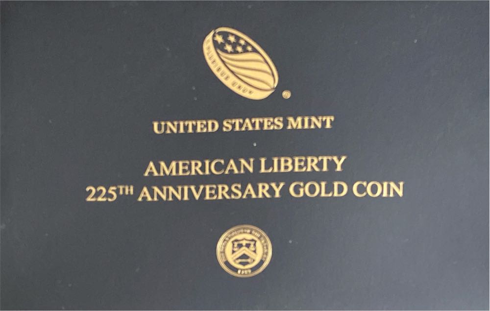 American Liberty 225th Anniversary Gold Coin  coin collectible [Barcode 704785960794] - Main Image 3