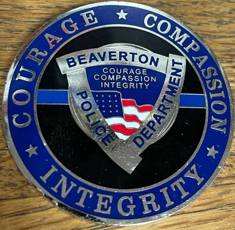 Beaverton Police Department  coin collectible - Main Image 2