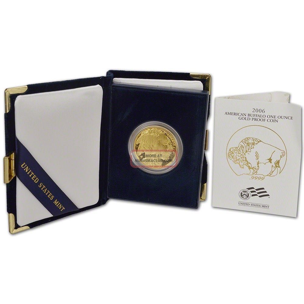 2006 American Buffalo 1 Ounce Proof Gold Coin  coin collectible [Barcode 704785053069] - Main Image 2