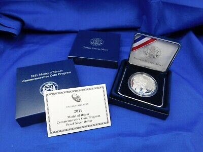 2011 Medal Of Honor Commemorative Proof Silver Dollar  coin collectible [Barcode 704785250550] - Main Image 2