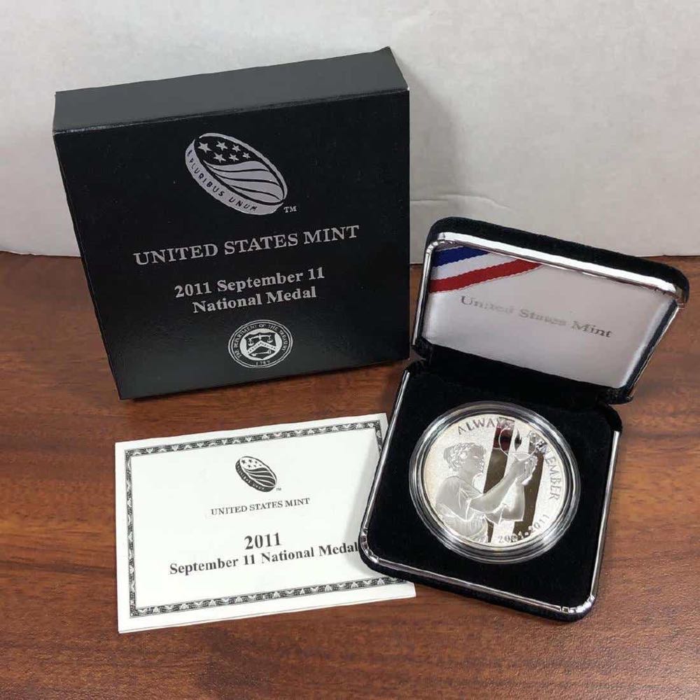 September 11th National Medal  coin collectible [Barcode 704785251779] - Main Image 2