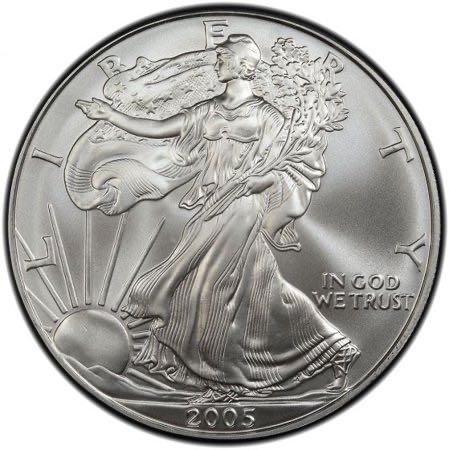 American Eagle Proof 2005  coin collectible [Barcode 704785050419] - Main Image 2